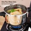 Pressure Pot for Cooking, 80KPA Stainless Steel Explosion Proof Household Pressure Cooker Multifunctional Kitchen Pressure Cooker with Safety Valve, Pressure Cooking Pot (6L) view 4
