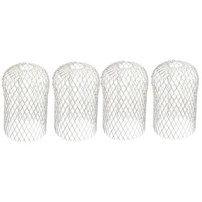 4 pcs Collector downspout Guard Leaf Leaf Guard Deflector Screen Gutter Filter Strainer Stainless Steel Expand Gutter Sieve Anti-Clogging Leaves