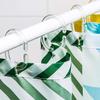 WOONEKY Spring Shower Curtain Hooks 12 Pack Hooks C-Shape Ring Plastic for Bathroom Bathtub view 4
