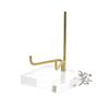 OnFireGuy 3-1/2 inch Adjustable Metal Display Stand Easel with Acrylic Base for Geodes Fossils Minerals Crystal view 1