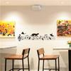 Cat Bird Music Note Vinyl Decal Animal Music Kids Room Wall Sticker view 3