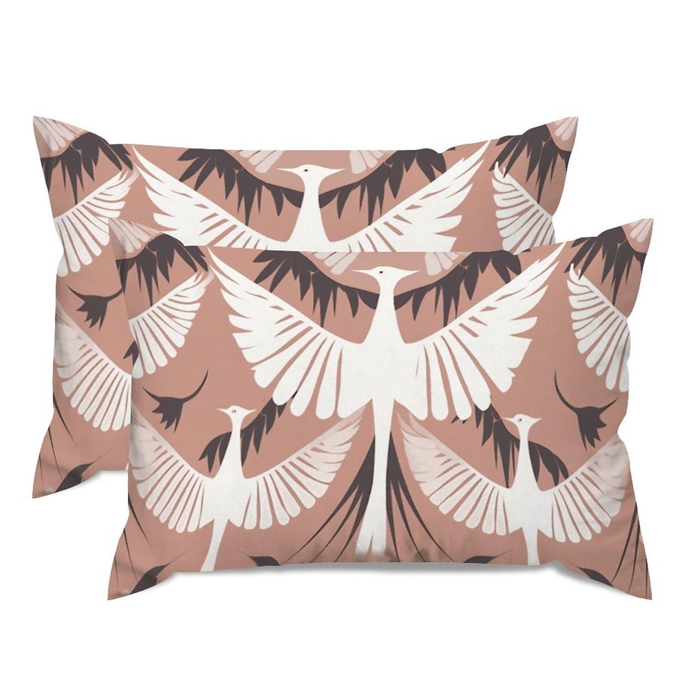 MISSUYSA Blush Pink Tassel Blush Lumbar Pillow Cases Set of 2 Japanese Pillow Cover 20x30in Decorative Pillow Home Cotton Linen Abstract Square Cushion Cover for Sofa Couch Bed Car Indoor