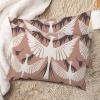 MISSUYSA Blush Pink Tassel Blush Lumbar Pillow Cases Set of 2 Japanese Pillow Cover 20x30in Decorative Pillow Home Cotton Linen Abstract Square Cushion Cover for Sofa Couch Bed Car Indoor view 2