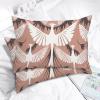 MISSUYSA Blush Pink Tassel Blush Lumbar Pillow Cases Set of 2 Japanese Pillow Cover 20x30in Decorative Pillow Home Cotton Linen Abstract Square Cushion Cover for Sofa Couch Bed Car Indoor view 3