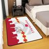 Erosebridal Boys Football Area Rug for Kids 5x7, Football Living Room Rug, Rugby Accent Rug Set for Bedroom, Red Gray view 3