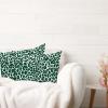 MISSUYSA Leopard Graphite Green Dot Lumbar Pillowcases Set of 2 Oriental Chinese Throw Pillow Case 20x30in Decorative Pillow Home Cotton Linen Accent Pillowcase for Home Sofa Indoor Decorations view 4