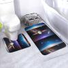 MYGANN Cosmic Saturn Non-Slip Absorbent Floor Mats Set of 2 24x35.5in for Bathroom Vacation House Christmas Housewarming Gift view 1