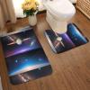 MYGANN Cosmic Saturn Non-Slip Absorbent Floor Mats Set of 2 24x35.5in for Bathroom Vacation House Christmas Housewarming Gift view 3