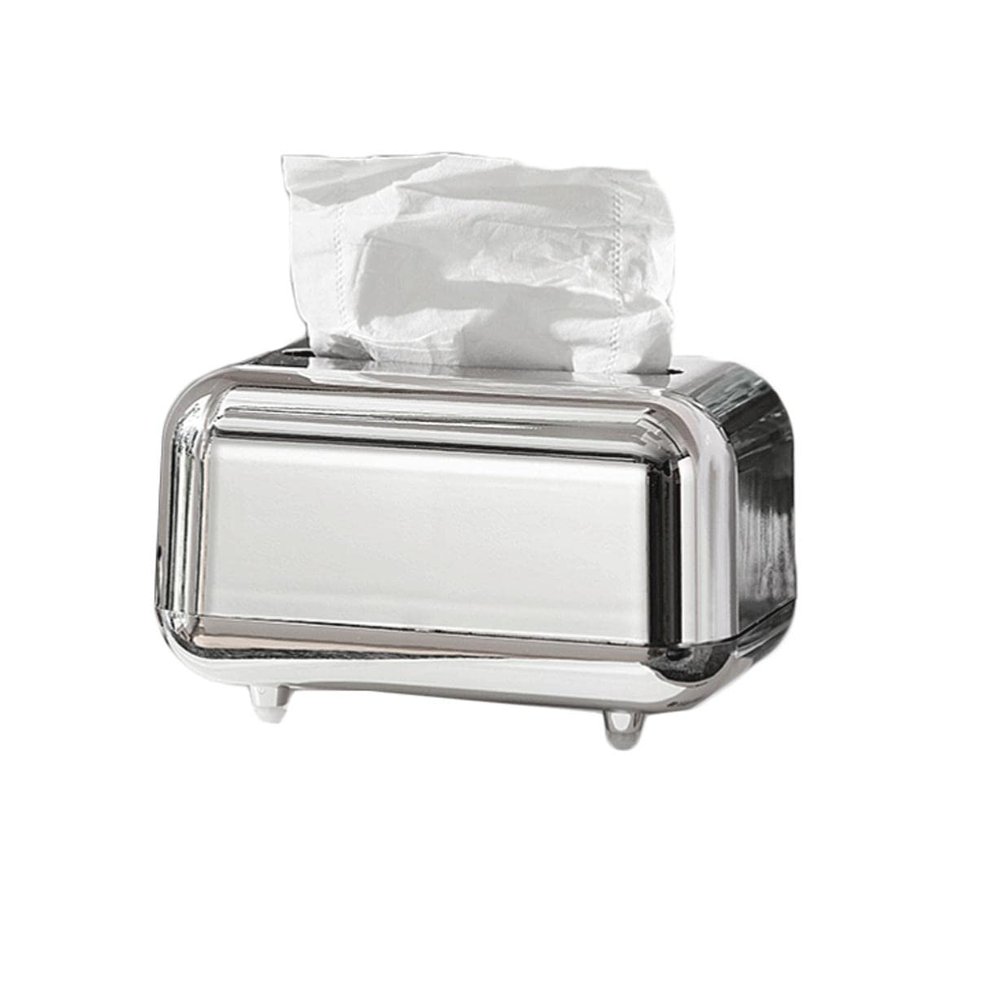 PEKJI Pretty Desktop Tissue Box Cover Rectangular Rectangular Luxury Tissue Holders Storage Napkin Holder for Bathroom Kitchen Bedroom Practical
