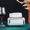 PEKJI Pretty Desktop Tissue Box Cover Rectangular Rectangular Luxury Tissue Holders Storage Napkin Holder for Bathroom Kitchen Bedroom Practical view 4