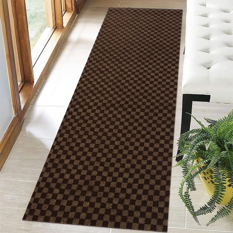 ALTRUISTIC Non-Slip Hallway Runner Rug 3FTX58FT,Custom Size Area Rugs Runner,Outdoor Indoor Carpet Door Mat for Floor Entryway Kitchen Laundry Balcony Garage,Grey