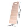 Cabilock Natural Wood Laundry Washboard Antislip Wash Board Gadgets Efficient Integrated Handle Random Style view 2
