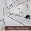 Very Berry Sticker Marble Contact Paper (White Matte, 39" x 118", 1 Pack) Premium Peel and Stick Wallpaper for Countertop, Bathroom Vanities & Cabinets, Renter Friendly, Waterproof Vinyl view 2