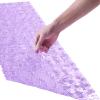 Webos Bath Shower Mat Non Slip: Extra Large Pebble Bathtub mat for Families, Anti Slip Shower Matt with Drain Holes Suction Cups Tub Mat - 16 X 40 Inch Clear Purple view 1