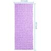 Webos Bath Shower Mat Non Slip: Extra Large Pebble Bathtub mat for Families, Anti Slip Shower Matt with Drain Holes Suction Cups Tub Mat - 16 X 40 Inch Clear Purple view 2