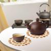 10 Pack Bamboo Trivets for Hot Dishes, Heat Resistant Kitchen Hot Pads, Hot Pads for Countertops, Boho Home Decor, House Essentials for New Home, Festive Design Table Dcor view 4