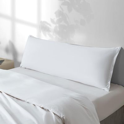2 Pack Body Pillowcase 20 x 48 Inches Soft Comfortable Not Shrink Microfiber Body Pillow Cover, White Body Pillow Cover with Hidden Zipper Closure