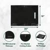 15" x 20" Precut Vacuum Seal Bags, 50 Count, 5.5 Mil, BPA Free, All Black view 3
