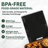 15" x 20" Precut Vacuum Seal Bags, 50 Count, 5.5 Mil, BPA Free, All Black view 4