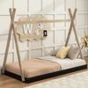 Wetiny Twin Size Tent Floor Bed with Triangle Structure view 1