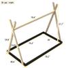 Wetiny Twin Size Tent Floor Bed with Triangle Structure view 2
