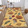 Halloween Potion Skull Candy Kids Rugs, Mushroom Jack-o-Lantern Deciduous Large Bedroom Carpet, Protect Flooring from Scratches and Damages for Decor Teen Boys Room Floor Lounge Nursery, 6 x 8ft view 3