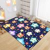 CAFCIOYG Star Rug for Girls Bedroom - Cartoon Cat Rug for Bedroom Kids Room Decor Star Cat Carpet for Playroom Living Room Decor 2'5''4' view 2