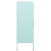 AJSEOYBS Storage Cabinet,Steel Storage Cabinets for Office,Entrance Hall Cabinet Suitable for Bedroom, Office, Study, Living Room, Garage Mint 31.5"X13.8"X40" Steel view 2