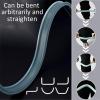 whalebee Curtain Ceiling Track Flexible Curtain Rail Smooth Running Bendable Curtain Pole Easy to Install 1-6.5M Curtain Rail Wall Mount for Straight & Bay Window Rail view 2