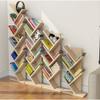 Rieort Fashion Bookshelf Creative Tree Bookshelf Multi-Layered Bookcase Simple Rack Bookcase Wooden Freestanding Bookshelves for Living Room Office not Shaking view 2