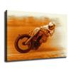Nicky Hayden Flat Track Motorcycle Poster Wall Painting Canvas Painting Wall Art Poster for Bedroom Living Room Decor Gift (20x30inch-Framed) view 1