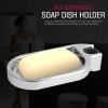 ABS Showering Dish, 6.69 X 3.35Inch Holder, Bottom Groove Design Practical Gadgets for The Bathroom view 2