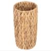StorageWorks Wicker Waste Basket, Small Trash Can for Bathroom, Water Hyacinth Trash Basket for Office, Wicker Garbage Can for Bedroom, Round, 1 Pack view 1