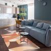 Bohemian Geometry Area Rugs, Irregular Geometric Art Easy Clean Rug, Soft Non-Skid Carpet Throw Rug for Kids Teen Girls Boys Bedroom, Living Room Bathroom Classroom Office 6ftx9ft view 4