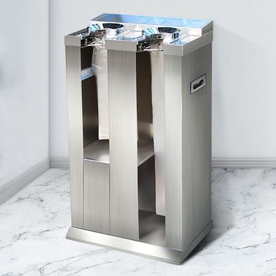 LaseVe Umbrella Stand, Hotel Automatic Wet Umbrella Wrapper, Stainless Steel Umbrella Wrapper Double Umbrella Wrapper Stand, Commercial Umbrella Packing Machine, with 200 Umbrella Bags