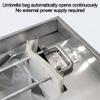 LaseVe Umbrella Stand, Hotel Automatic Wet Umbrella Wrapper, Stainless Steel Umbrella Wrapper Double Umbrella Wrapper Stand, Commercial Umbrella Packing Machine, with 200 Umbrella Bags view 3