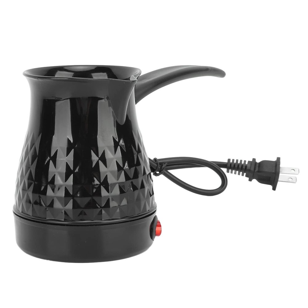 Brrnoo Electric Coffee Maker 600ml Stainless Steel Anti Scald Even Heating Electric Coffee Pot With Removable Handle, Us Plug 110v, Suitable For Home Office Coffee Shops
