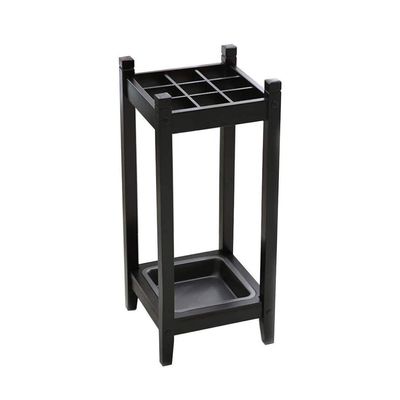 LaseVe Umbrella Stand, Drain Tray Umbrella Stands Rack Black Umbrella Stand Vintage Indoor Outdoor Entryway Umbrella Holder with Removable Drip Tra Holder Stand Storage