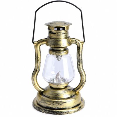 Tofficu Vintage LED Lantern Decorative Kerosene Style Lamp for Home Decor