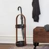 LaseVe Umbrella Stand, Drain Tray Umbrella Stand for Hallway Umbrella Stand Home Convenience Store Supermarket Restaurant Iron Plus Wooden Umbrella Storage Rack Storage view 3