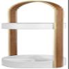 LaseVe Umbrella Stand, Drain Tray Umbrella Stand for Hallway Umbrella Stand Home Convenience Store Supermarket Restaurant Iron Plus Wooden Umbrella Storage Rack Storage view 4