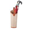 LaseVe Umbrella Stand, Drain Tray Umbrella Stand Made of Leather, Umbrella Stand for Long/Short Umbrella Stand with drip Tray, Hanging Cane Holder Storage view 1