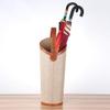LaseVe Umbrella Stand, Drain Tray Umbrella Stand Made of Leather, Umbrella Stand for Long/Short Umbrella Stand with drip Tray, Hanging Cane Holder Storage view 3