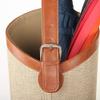 LaseVe Umbrella Stand, Drain Tray Umbrella Stand Made of Leather, Umbrella Stand for Long/Short Umbrella Stand with drip Tray, Hanging Cane Holder Storage view 4
