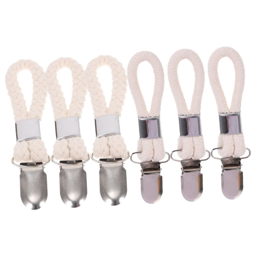 Beatifufu 6Pcs Hanging Towel Clips Loop Tea Towel Holders for Kitchen and Bathroom Towel Hangers with Clips for Easy Hanging of Dish Towels and Bath Towels