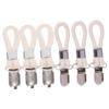 Beatifufu 6Pcs Hanging Towel Clips Loop Tea Towel Holders for Kitchen and Bathroom Towel Hangers with Clips for Easy Hanging of Dish Towels and Bath Towels view 1