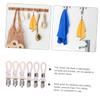 Beatifufu 6Pcs Hanging Towel Clips Loop Tea Towel Holders for Kitchen and Bathroom Towel Hangers with Clips for Easy Hanging of Dish Towels and Bath Towels view 4