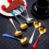 Stainless steel spoon high value tableware set household soup spoon cake dessert ice cream coffee spoon view 3