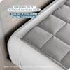 Bare Home Weighted Blanket Twin or Full Size 10lb (40" x 60") - Minky Fleece - Premium Heavy Blanket Nontoxic Glass Beads (Light Grey, 40"x60") view 3