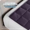 Bare Home Weighted Blanket Full or Queen Size 15lb (48" x 72") for Adults - All-Natural 100% Cotton - Premium Heavy Blanket Nontoxic Glass Beads (Eggplant, 48"x72") view 3